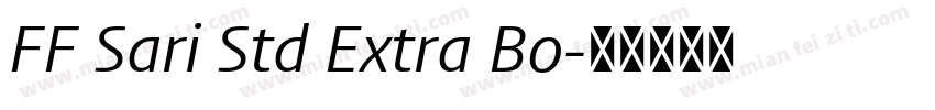 FF Sari Std Extra Bo字体转换